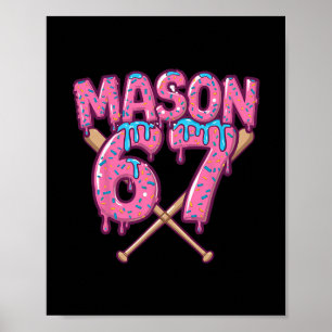 Affiche Six Seven Ice Cream Drip Sport 67 Fun Mason Mème 1