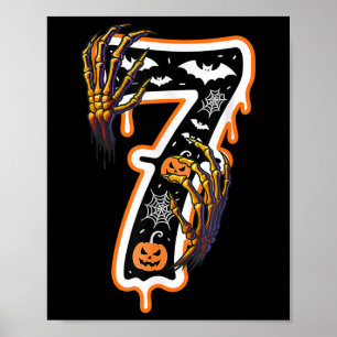 Affiche Six Seven Meme 6 7 67 Halloween Thanksgiving Coupl