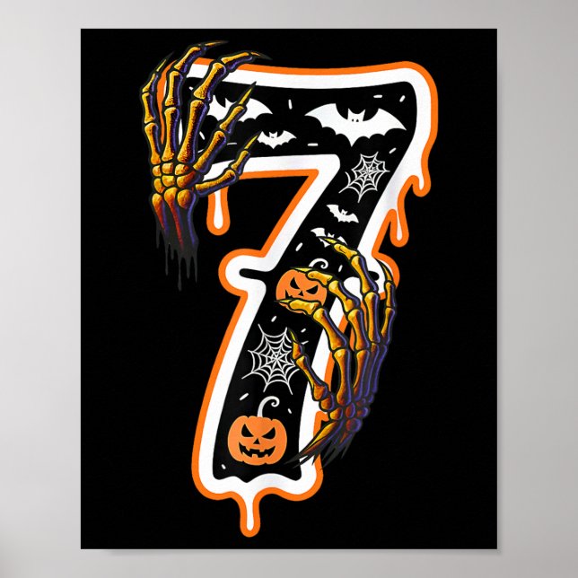 Affiche Six Seven Meme 6 7 67 Halloween Thanksgiving Coupl (Devant)