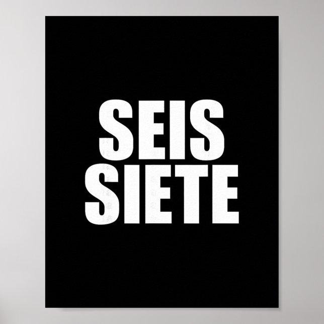 Affiche Six Seven Spanish  (Devant)