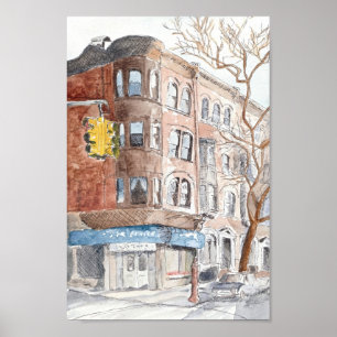 Affiche Sixième avenue, Pente du parc