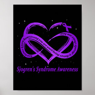 Affiche Sjogren's Syndrome Warrior Down Syndrome Sensibili
