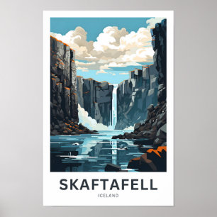 Affiche Skaftafell Islande Travel Print