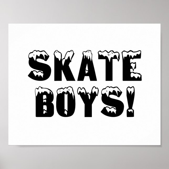 AFFICHE SKATE GARYS (Devant)
