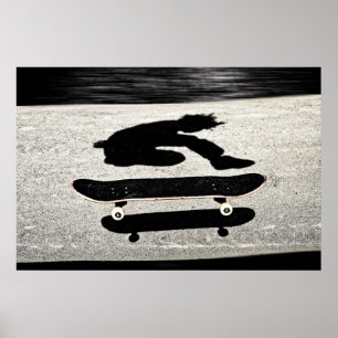 Affiche skateboard en sandwich