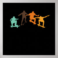 Skateboarding Retro Skateboarder Skateboard Skater