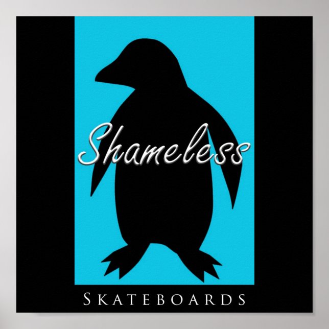 Affiche Skateboards sans honte (Devant)