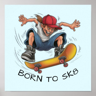 Affiche Skater Boy Skateboard