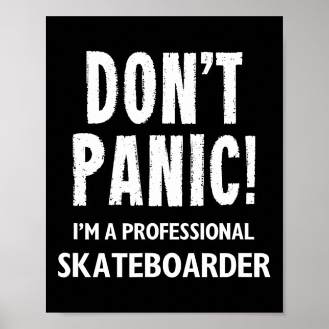 Affiche Skateur  (Devant)