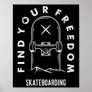 Affiche Skateurs S'amusant La Vie du Skateboard Pro Pour A