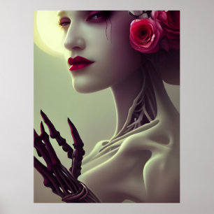 Affiche Skeleton Bone Woman