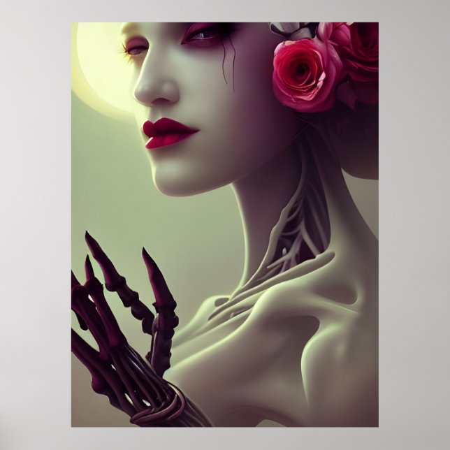 Affiche Skeleton Bone Woman (Devant)