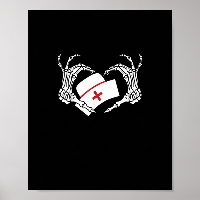 Affiche Skeleton Coeur main Lazy do-it-yourself Costume d' (Devant)