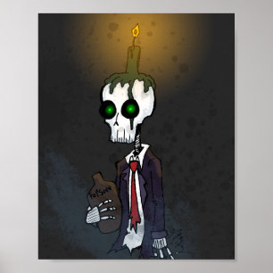 Affiche Skeleton de minuit