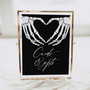 Affiche Skeleton Halloween Baby showers cartes et cadeaux