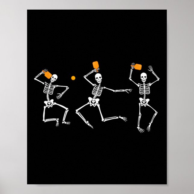 Affiche Skeleton Halloween Picklell (Devant)