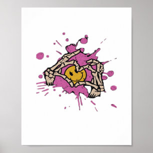 Affiche Skeleton Hand Heart Show Classic