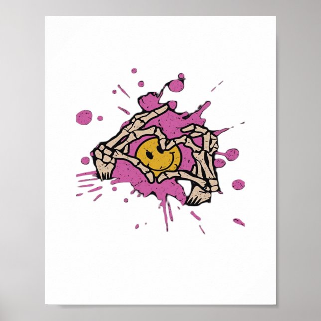 Affiche Skeleton Hand Heart Show Classic (Devant)