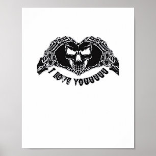 Affiche Skeleton Hands Skull, Halloween Design Pour Backgr
