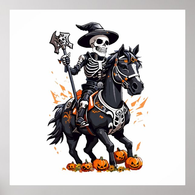 Affiche Skeleton Horse Rider (Devant)