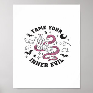 Affiche Skeleton Main Making Heart