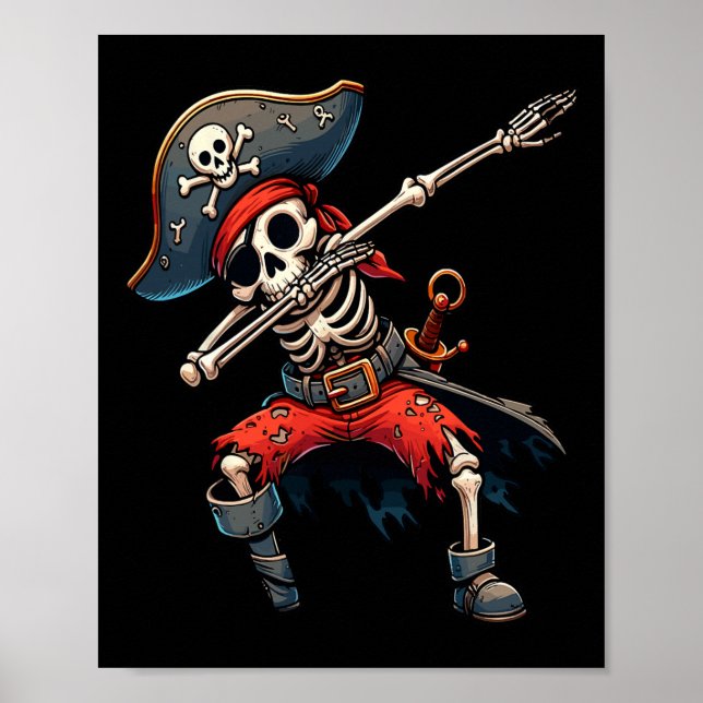 Affiche Skeleton Pirate Kids (Devant)