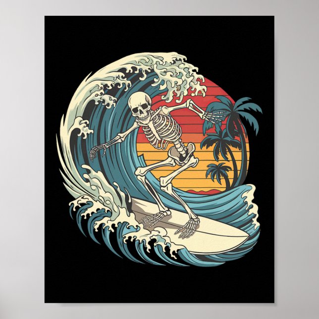 Affiche Skeleton Surfing _1  (Devant)