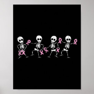 Affiche Skeletons du cancer du sein Sensibilisation à la d