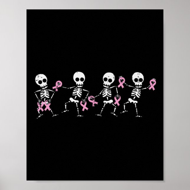 Affiche Skeletons du cancer du sein Sensibilisation à la d (Devant)
