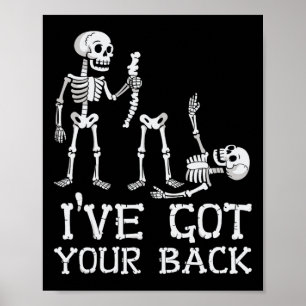 Affiche Skeletons Halloween J'Ai Votre Costume Ck Hommes Q