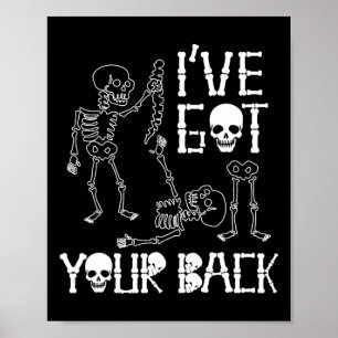 Affiche Skeletons Halloween J'Ai Votre Costume Ck Hommes Q