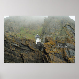 Affiche Skellig Michael Lighthouse, Irlande