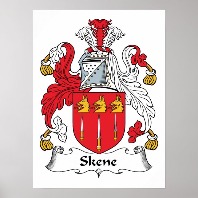 Affiche Skene Family Crest (Devant)