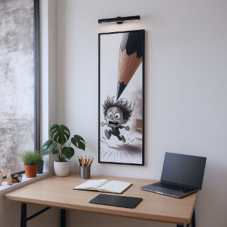 Affiche Sketch Comes to Life - Creative Anxiety Drawing