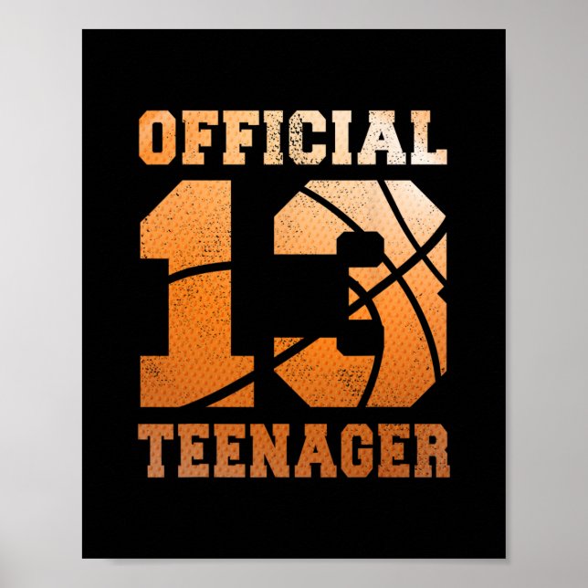 Affiche Sketll 13e anniversaire officiel adolescent garçon (Devant)