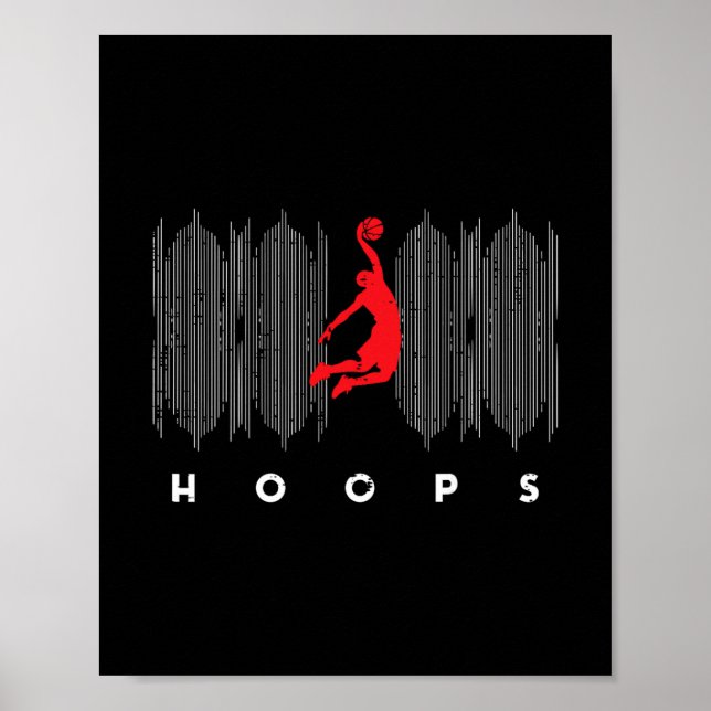 Affiche Sketll Dunk Logo Hoops Ller Joueur Hommes Garçons  (Devant)