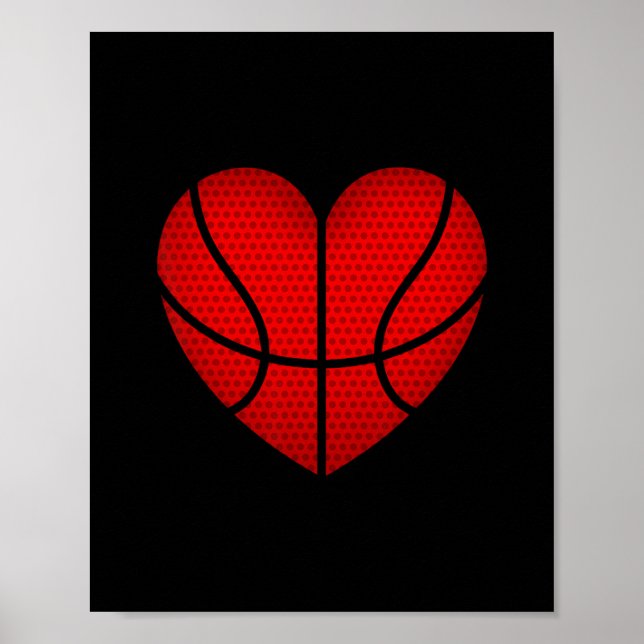 Affiche Sketll Heart Saint-Valentin Pour Garçons Filles Sp (Devant)