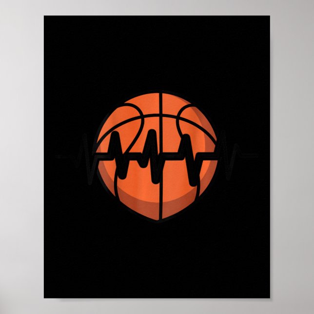 Affiche Sketll Heartbeat Pulse Design  (Devant)