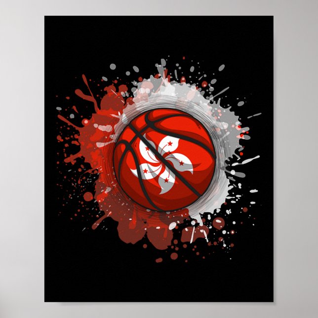 Affiche Sketll With Hong Kong Flag  (Devant)