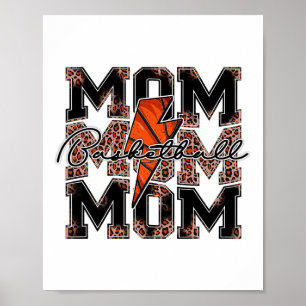 Affiche Skett Mom Leopard Lightning Bolt Sketll Jour
