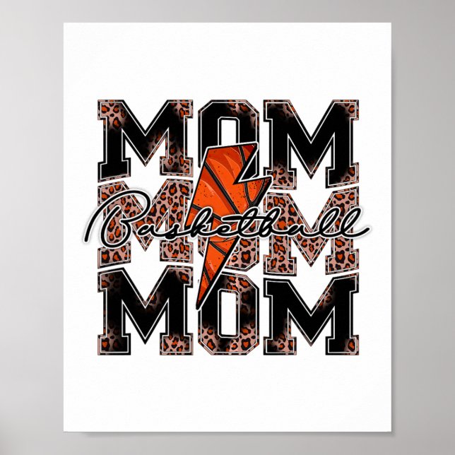 Affiche Skett Mom Leopard Lightning Bolt Sketll Jour (Devant)