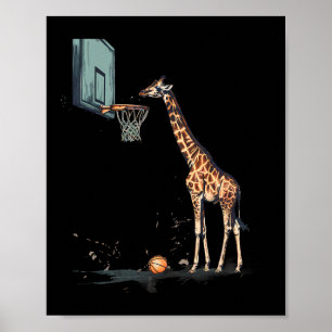 Affiche Sketto Giraffe Sketto Hoop Artwork Slam Dunk