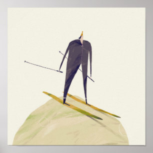 Affiche Ski