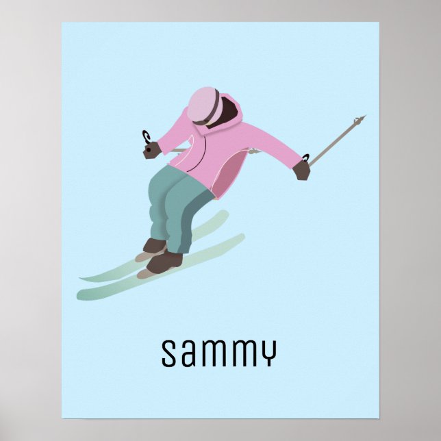 Affiche Ski (Devant)