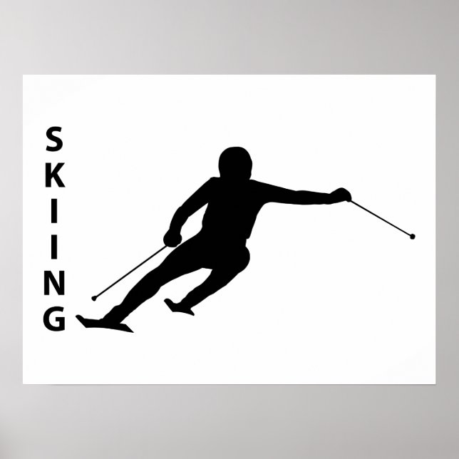Affiche Ski (Devant)