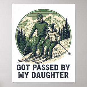 Affiche Ski amusant avec ma fille qui m'a donné un coup de