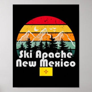 Affiche Ski Apache Nouveau-Mexique1