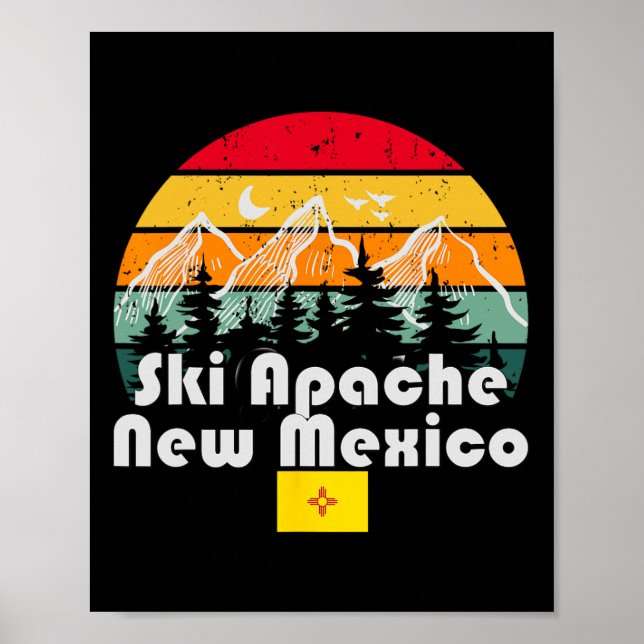Affiche Ski Apache Nouveau-Mexique1  (Devant)