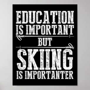 Affiche Ski Art Pour Hommes Femmes Enfants Sport D'Hiver L