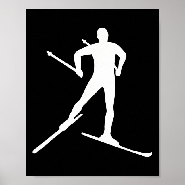 Affiche Ski de fond  (Devant)